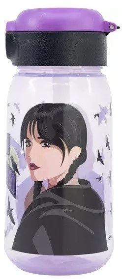 Wednesday Nevermore Academy műanyag kulacs 510 ml