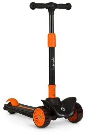 Lionelo - Gyermek roller TIMMY 3xAA narancs/fekete