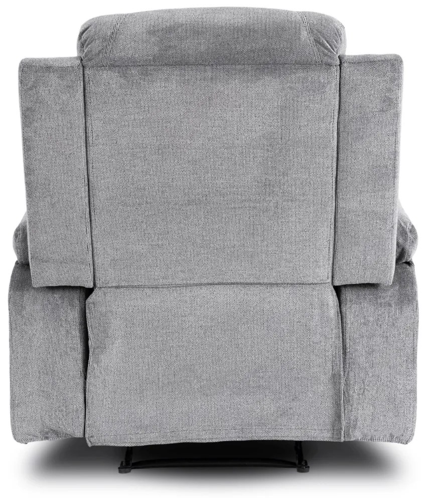 Elektromosan Vezérelhető Masszázsfunkciós Relaxfotel Sötétszürke Szövet Kárpittal. BOX 2