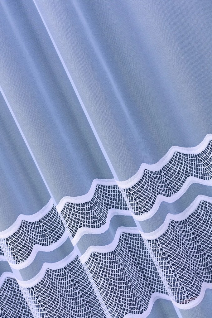 Mg Függöny jacquard 34150 Fehér 200x160 cm készre szerelve M szalaggal