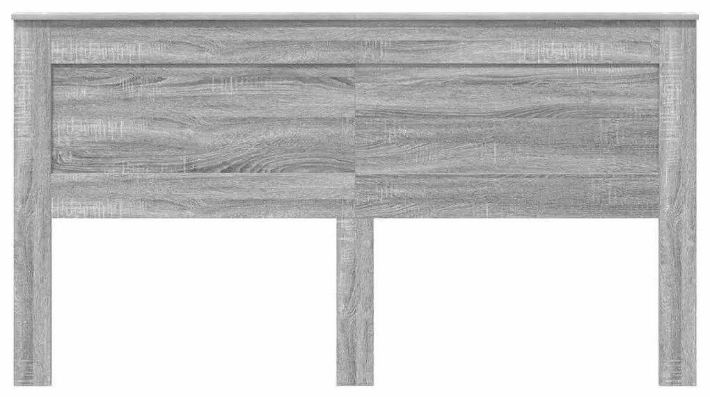 Fejtámla fejtámlával Szürke Sonoma 200 cm Faanyag