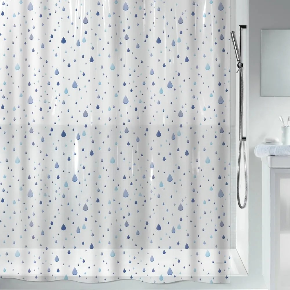 Zuhanyfüggöny 180x200 cm Waterdrop – Spirella