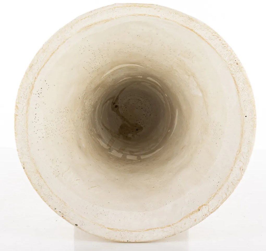 Evora design Váza cement bézs 32x21x21 cm