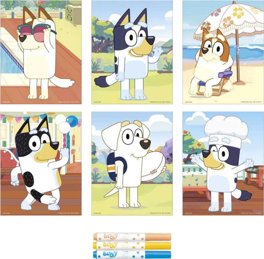 Bluey Cool kreatív szett 2 az 1-ben
