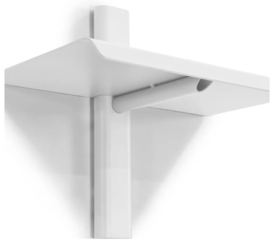 Fehér fém fali polc 28 cm Hola – Spinder Design