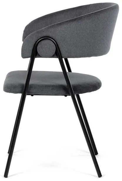 Szürke Bársony Étkezőszék. DCL-X7130 GREY2