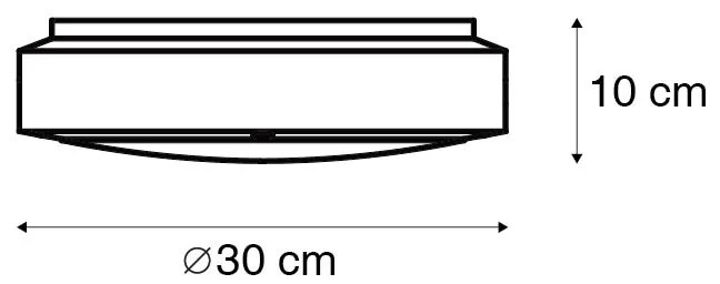 Okos fali és mennyezeti lámpa sötétszürke, WiFi-vel A60 - Glow