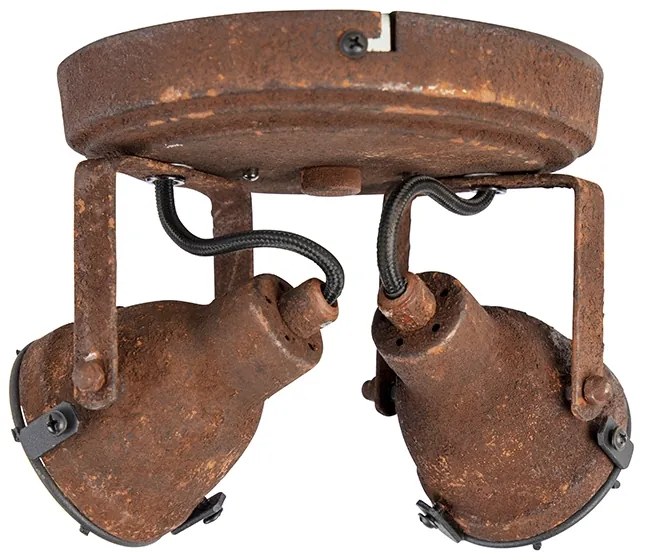 Ipari reflektor rozsdabarna 2 lámpás - Sorra