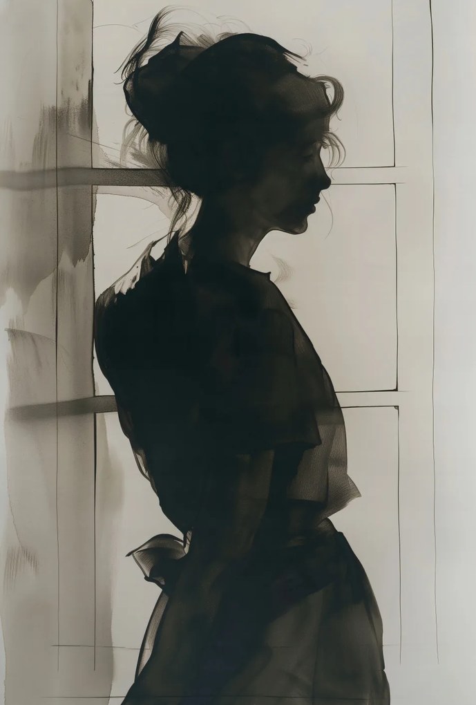 Poszter 67,5x100cm Vázlat félárnyék