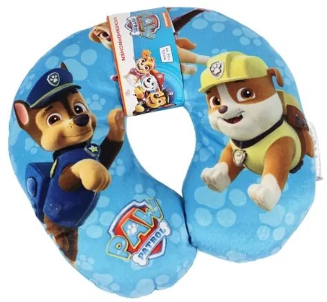 Utazópárna PAW PATROL 30x30 cm, kék