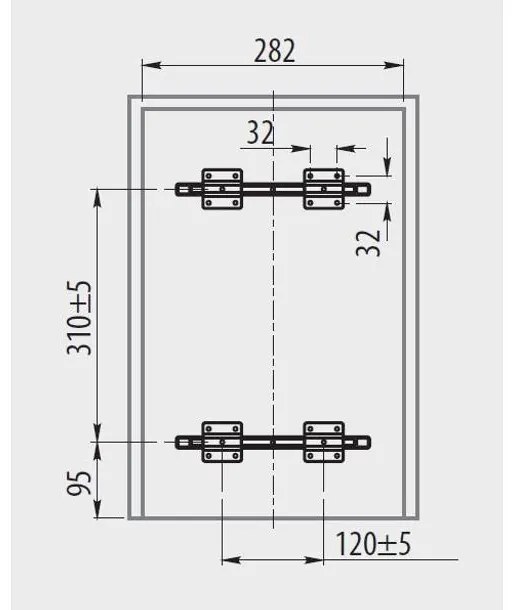 Hulladékgyűjtő GTV Practi Eco 300, szelektív, manuális működés, 300mm-es elembe, lágy záródás, 10+20 L edénnyel, fedéllel