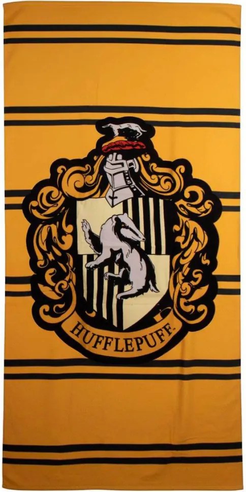 Harry Potter Hufflepuff fürdőlepedő, strand törölköző 90x180cm (Fast Dry)