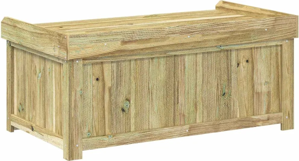 vidaXL Kinti párna tároló Impregnált Fenyőfa 104 x 60 x 47 cm