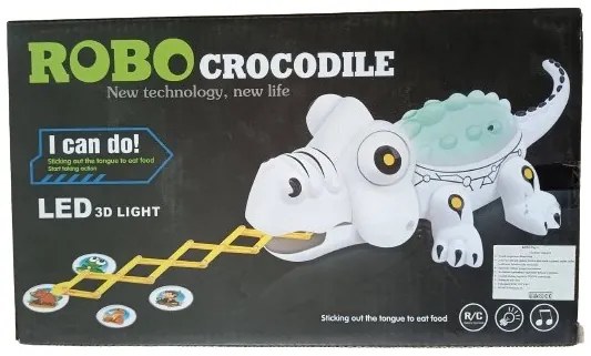 Interaktív Robo Krokodil