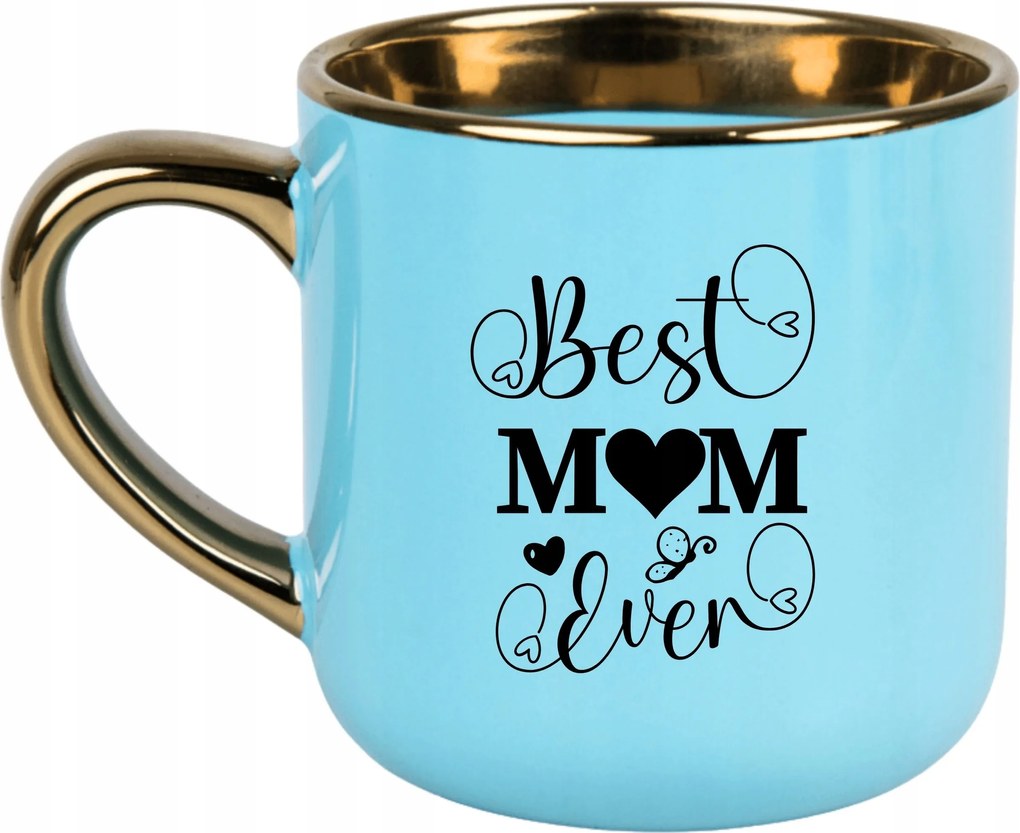 Bögre Kék 400ml Ajándék Vicces Anyák Napja Best Mom Ever