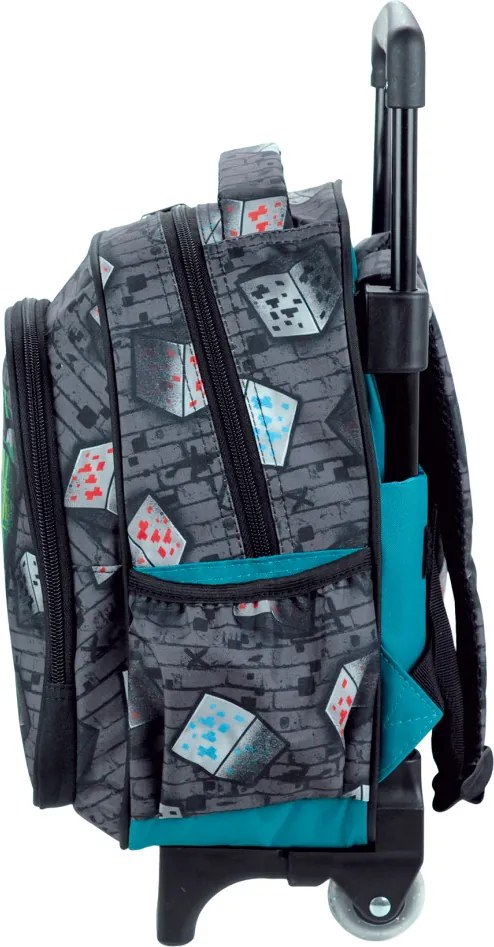 Minecraft Metro Art Blast gurulós ovis hátizsák, táska 30 cm