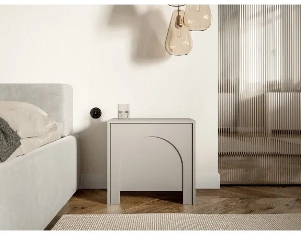 Éjjeliszekrény NIO kasmír/bézs