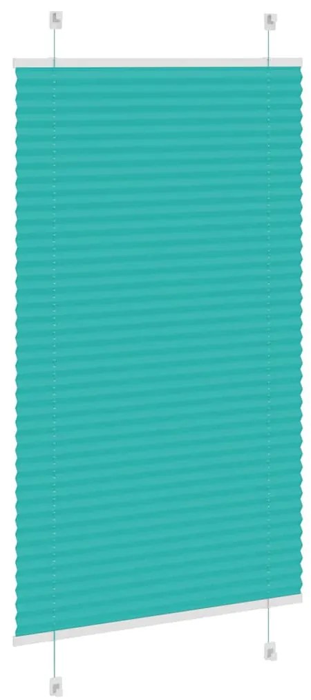 pliszírozott redőny Benzinzöld 75x100 cm szövetszélesség