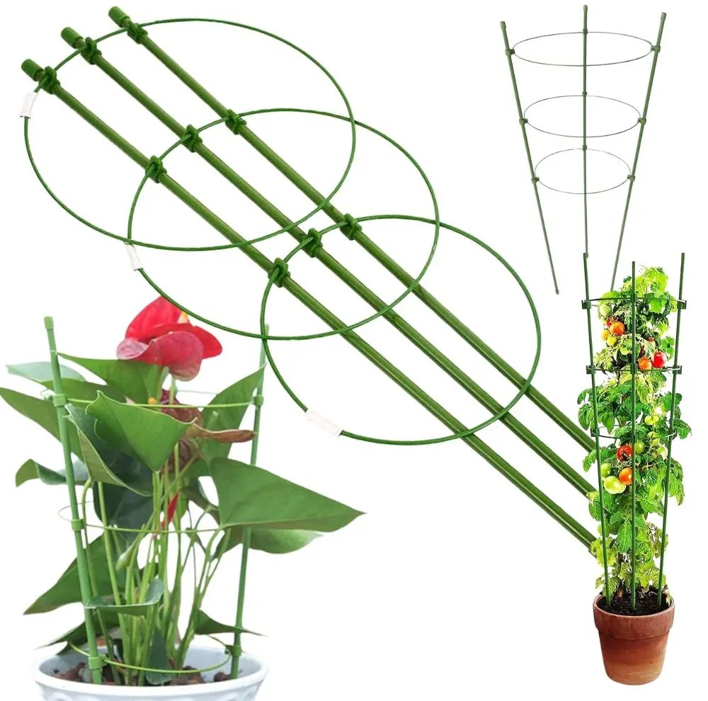 Kör alakú növénytámasz cserepes növényekhez - VERK 01894 - 3 kör