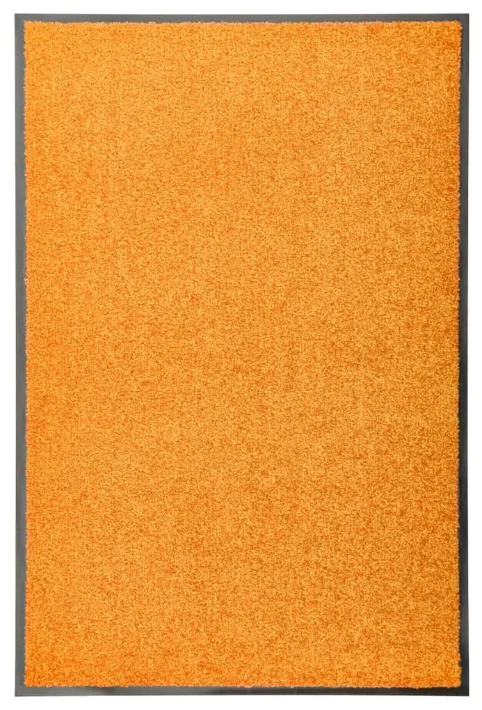 narancssárga kimosható lábtörlő 60 x 90 cm