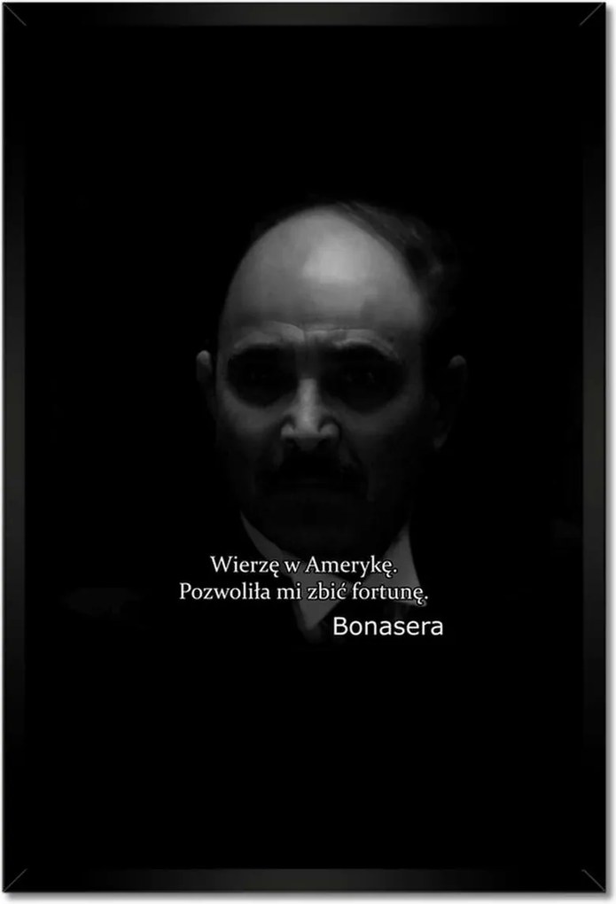 Poszterek keretben 40x60 Bonasera Keresztapa