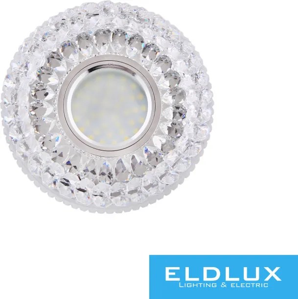 ELDLUX LUXOR süllyesztett lámpatest LED 3W NW + GU10 króm