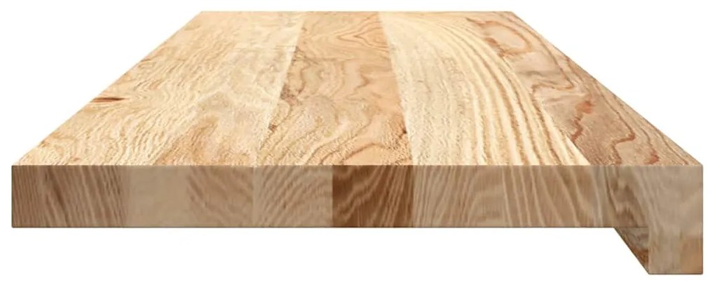 2 db tömör tölgyfa lépcsőfokok kezeletlen 80x30x2 cm