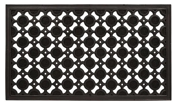 Gumi lábtörlő 1864 fekete, 40 x 70 cm, 40 x 70 cm