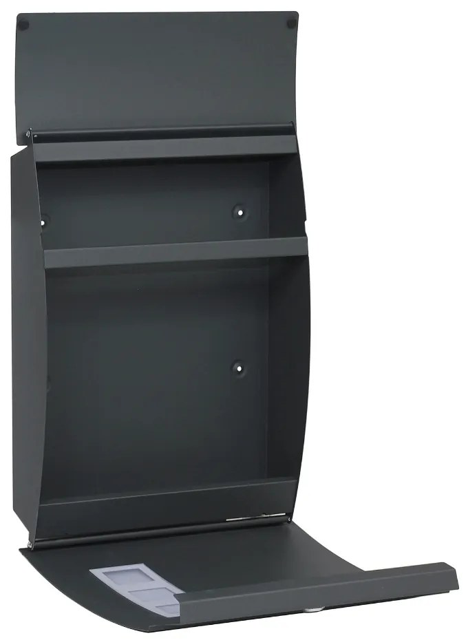 Postaláda BK 931, ablakos, antracit