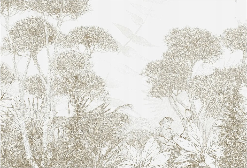 Fotótapéta Flizelin Design Divatos Trópusi növényzet 152x104