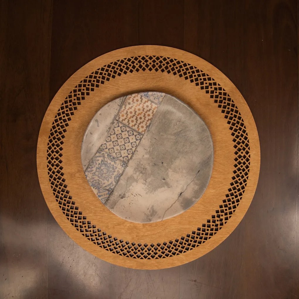 Seljuk tálca, méz, 36×36 cm – TR790PYN1137