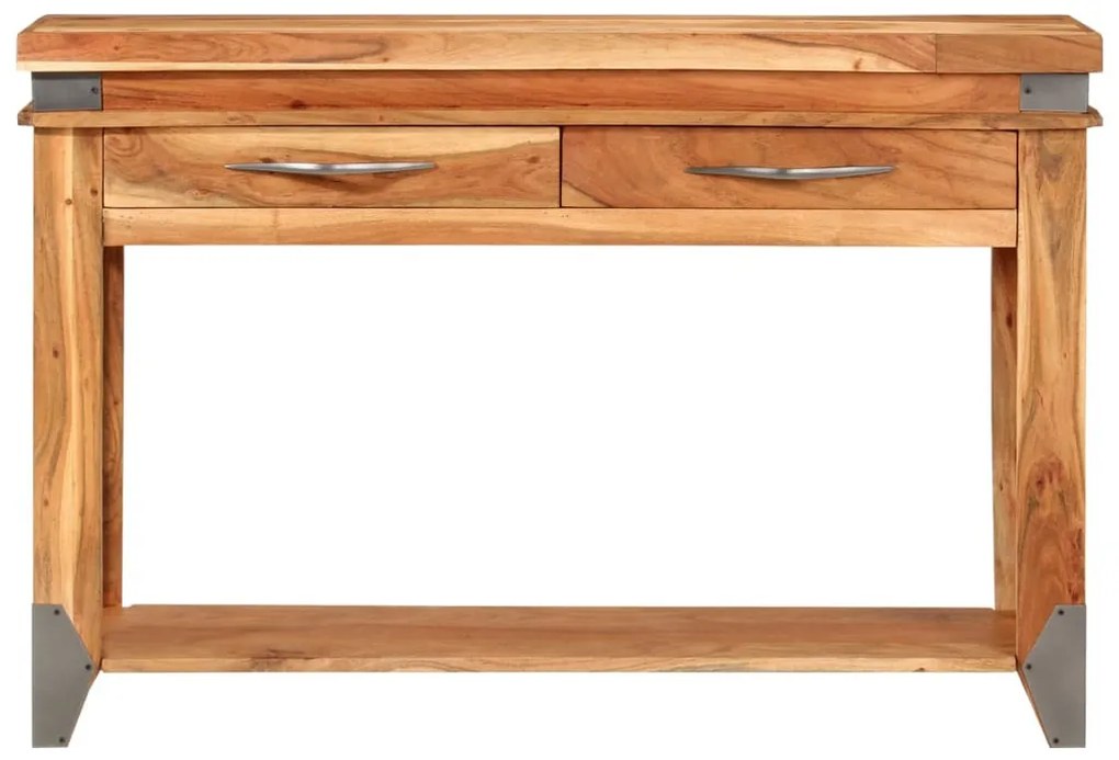 Tömör akácfa tálalóasztal 110 x 34 x 74 cm