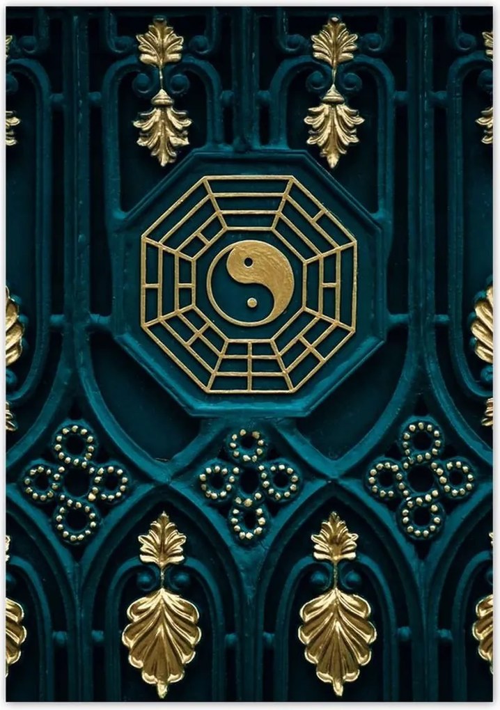 Poszterek 70x100 Absztrakt Arany harmónia