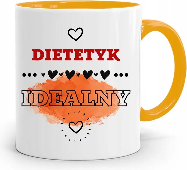 Dietetikusoknak Sárga Ajándék Bögre fényképes nyomtatással