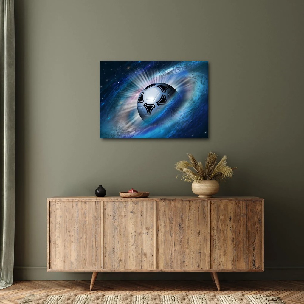 Kép - Futball a térben (70x50 cm)