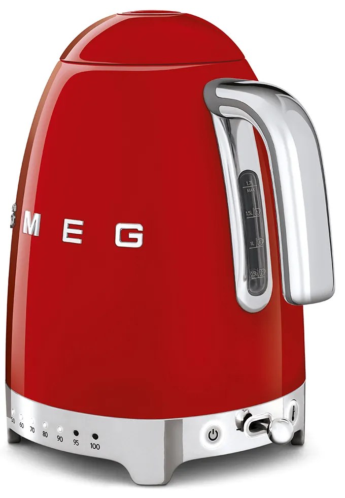 50's Retro Style vízforraló 1,7l LED indikátor piros - SMEG