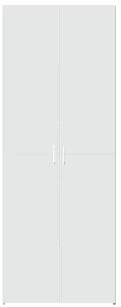 fehér szerelt fa magasszekrény 70 x 42,5 x 185 cm