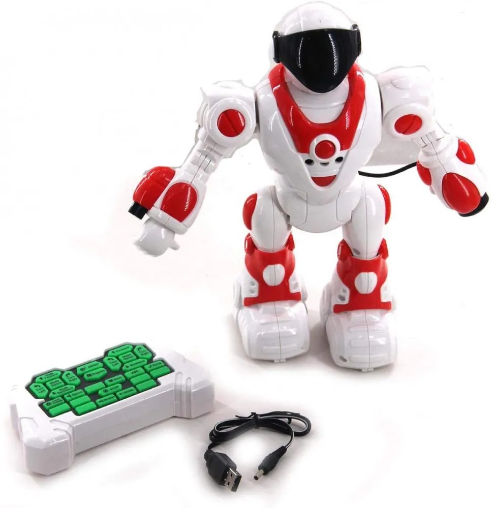 Super Assault Police robotjáték – piros 6002E
