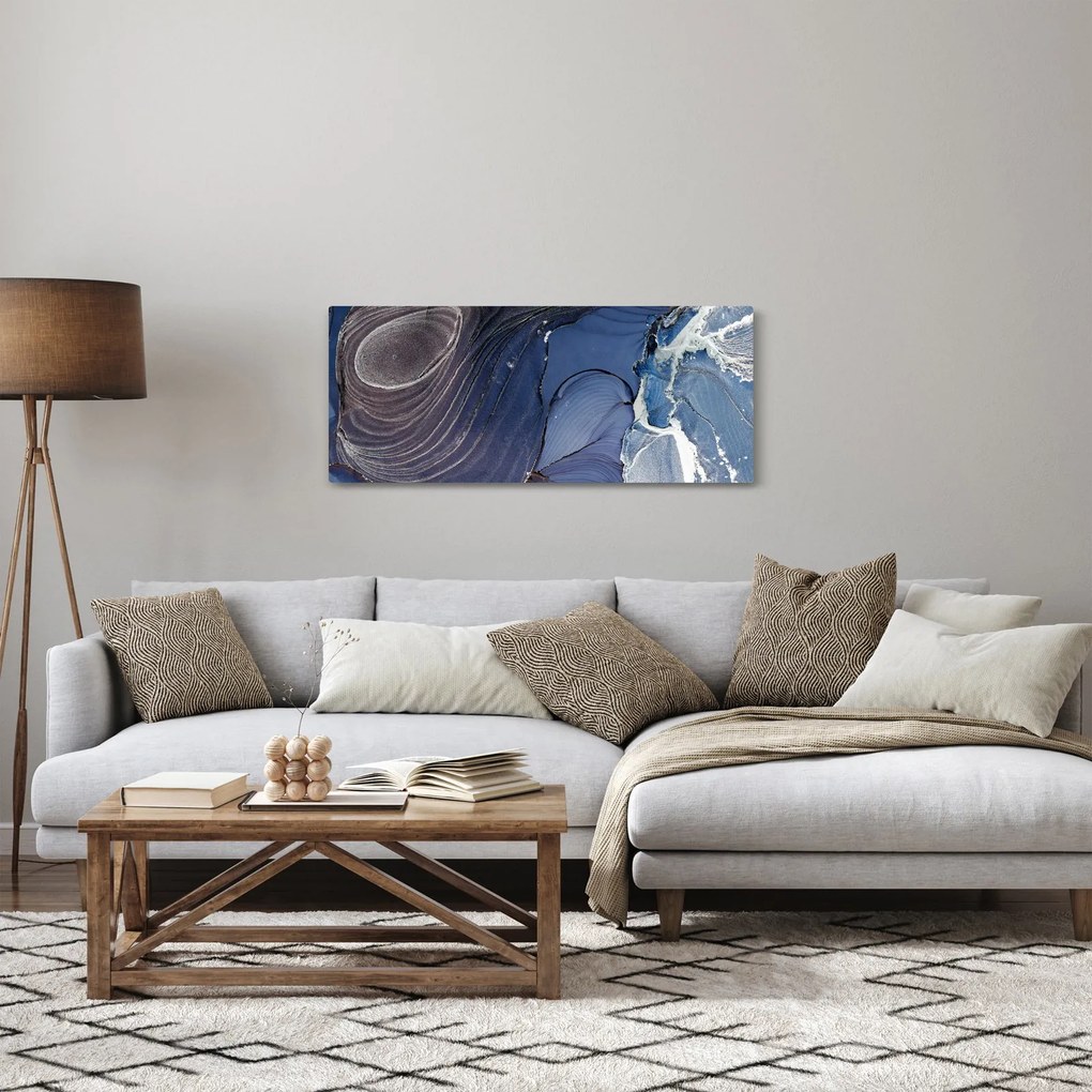 Kép - Márványozott tinta (120x50 cm)