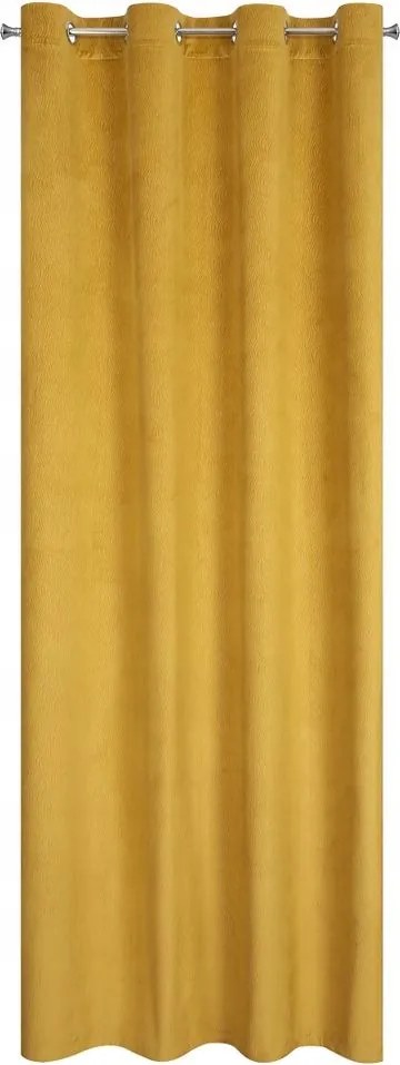 Függöny készre szerelve LILI 140x250 mézszínű