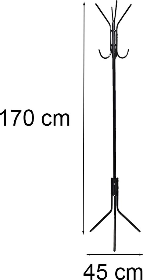 Állófogas LRA-04 fekete