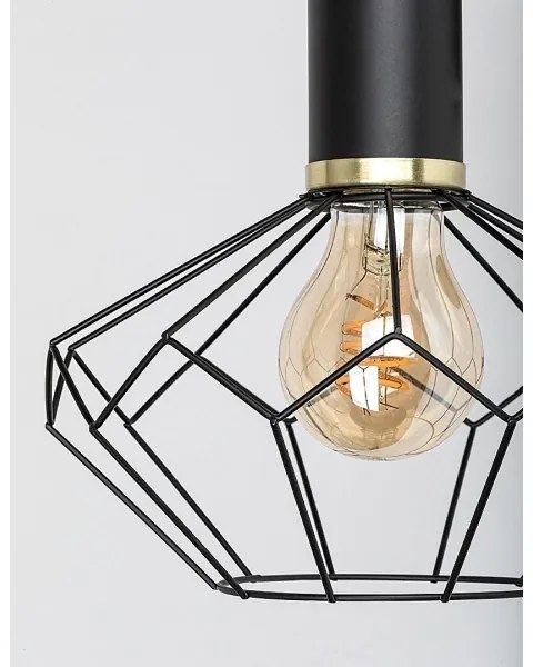 Rabalux 71064 - Fali lámpa FRAN 1xE27/40W/230V átm. 20 cm fekete