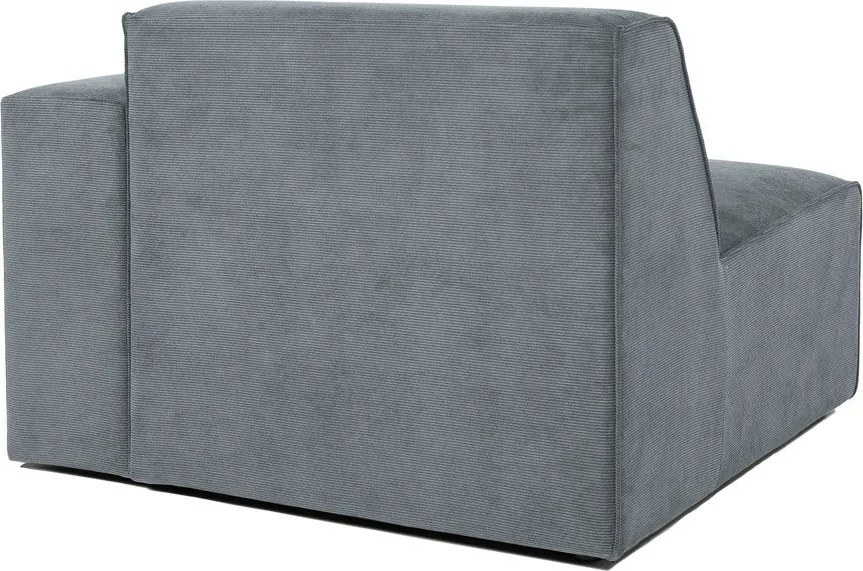 Szürke kordbársony kanapé modul (jobb oldali) Sting – Scandic