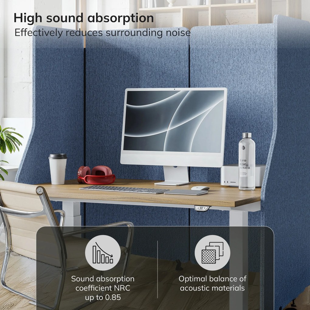 akusztikus falpanel SADIE Frozen Lake 260/145 cm