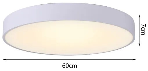 Immax NEO 07206L-LED Dimmelhető mennyezeti lámpa RONDATE 53W/230V fehér Tuya + távirányító