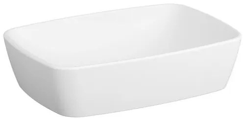 VitrA Shift mosdó lapra 55x38 cm fehér színben fényes felülettel csaptelep nyílás nélkül 7075-003-0016