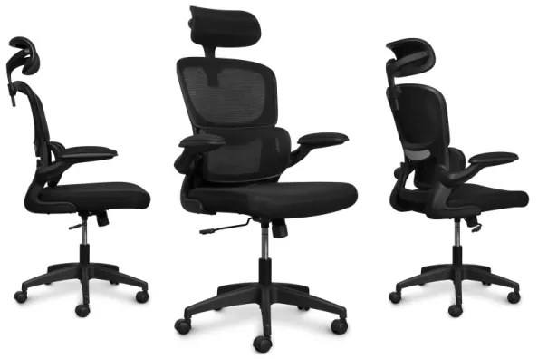 CONNECT IT COC-2500-BK - ForHealth DeltaPro irodai szék fekete