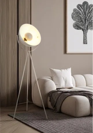 Globo 45150122 Állólámpa, homokszínű fém, billenőkapcsoló a kábelen, ø: 560mm, M: 1526mm, kábelhossz 3200mm, 1x E27 40W 230V izzó nélkül