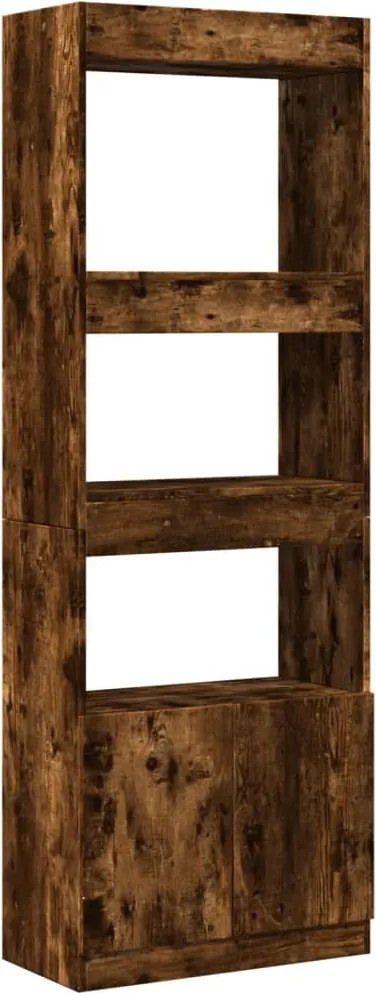 vidaXL üstös tölgy színű szerelt fa magasszekrény 63 x 33 x 180 cm