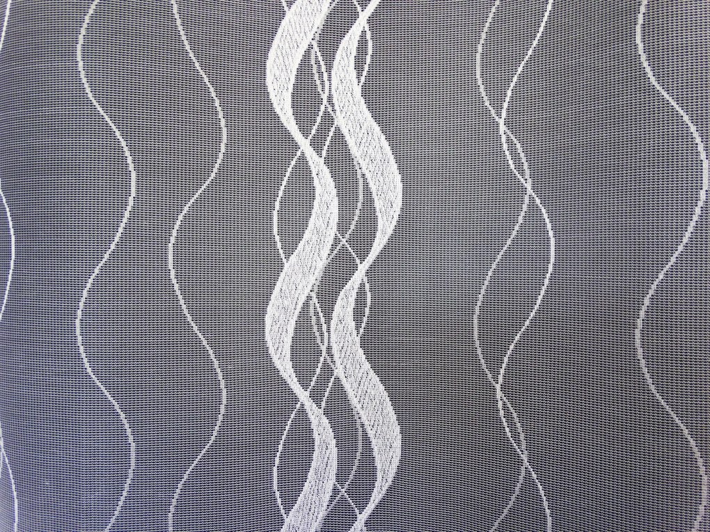 Mg Függöny 58/100 Fehér 190x200cm szalaggal lengyel K